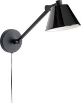 Zuiver Lub Wandlamp 1-Lichts - LED - 14x48x17 - Zwart Metaal