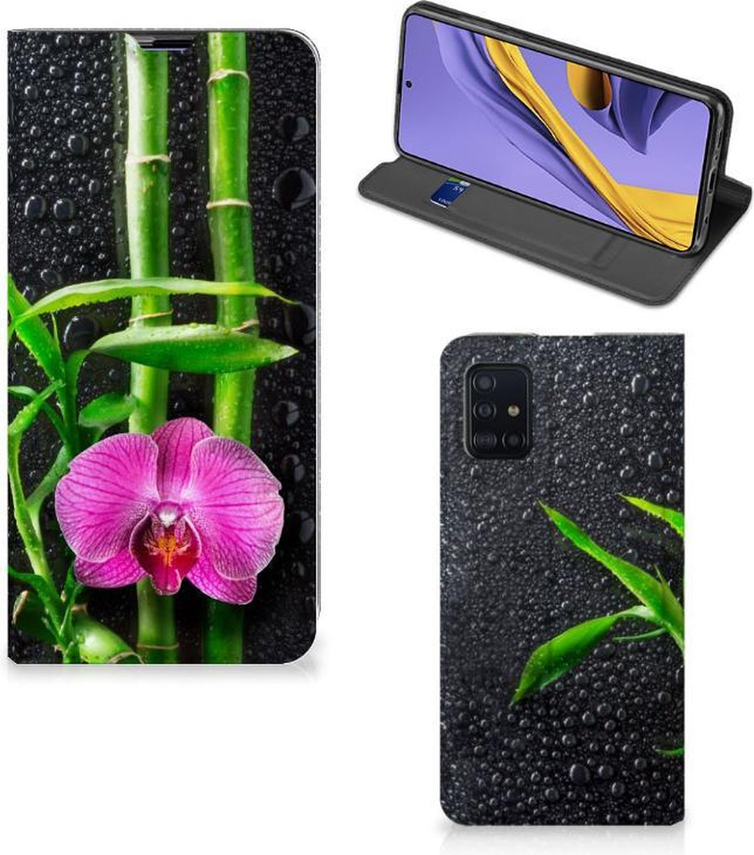 Samsung Galaxy A51 Smart Cover Orchidee