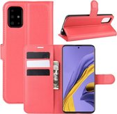 Book Case - Samsung Galaxy A51 Hoesje - Rood