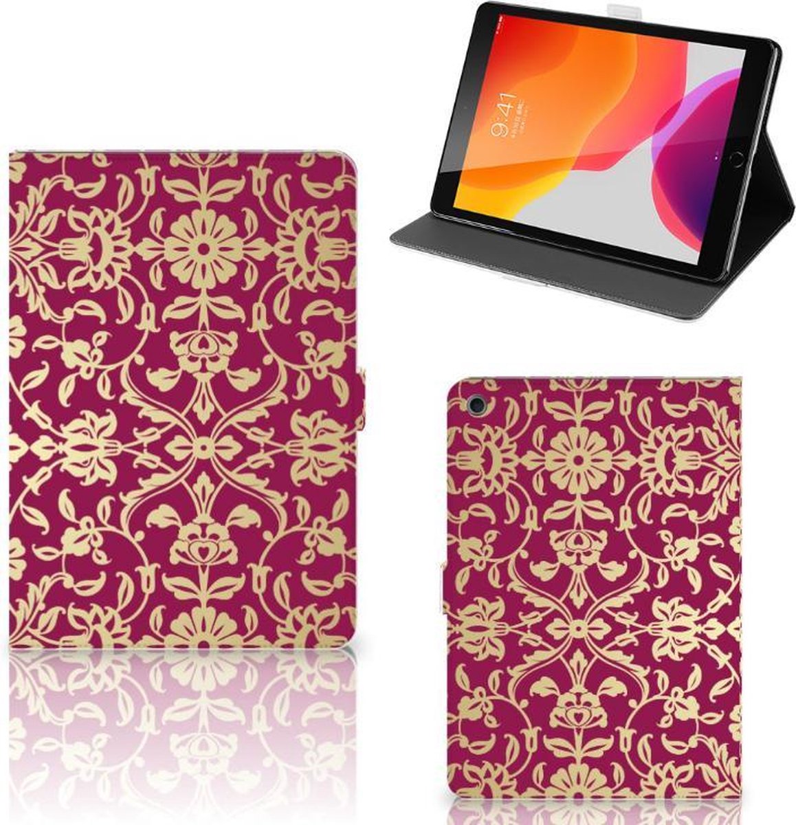 Tablet Hoes iPad 10.2 2019 | iPad 10.2 2020 | 10.2 2021 Barok Pink