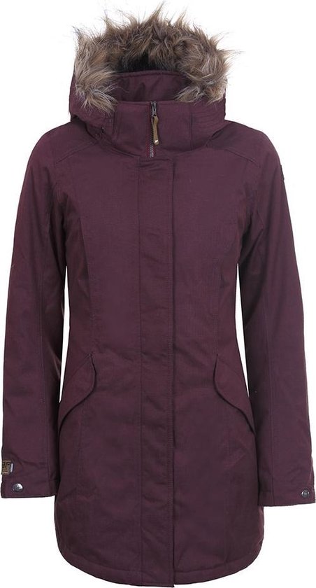 | IcePeak Artesia winterjas dames bordeaux rood | IcePeak Artesia winterjas dames bordeaux rood