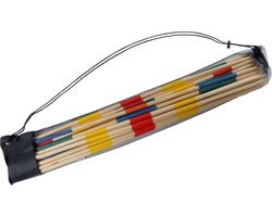 Longfield Mikado jumbo 80 cm in net - Concentratie en behendigheidsspel - Familiespel - XXL stokken 
