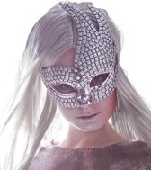 Boland - Oogmasker Venice brillanti Roze - Volwassenen - Burlesque