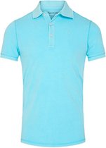 Ramatuelle Polo Heren - South Beach Polo lichte kleuren - Maat XL  - Kleur  Blauw Groen / Lapis