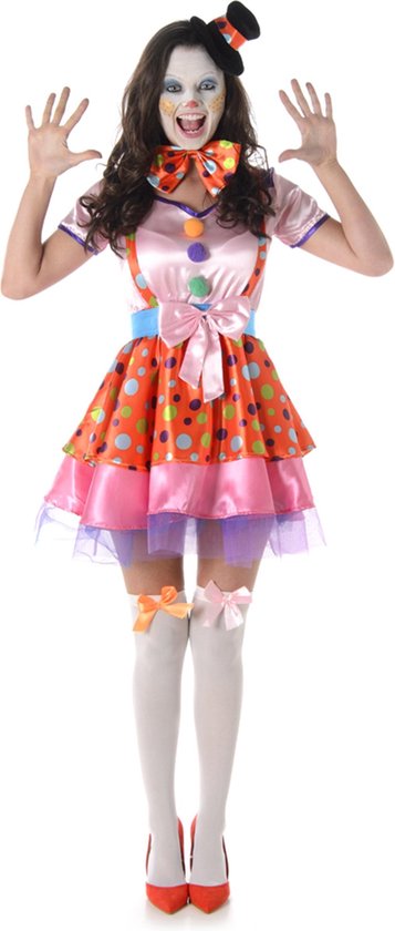 Karnival Costumes Clown Kostuum Carnaval kostuum Verkleedkleding Carnavalskleding - Roze