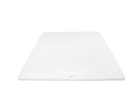 Bedworld Topper Oplegmatras - Koudschuim HR45 - 160x200 - 7 cm matrasdikte Medium ligcomfort - Bedworld Collection