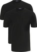Schiesser American T-shirts O-hals 2-pack - zwart -  Maat L