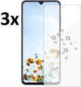 4mobilez set 3 stuks Samsung A70 glass screenprotectors - 2.5D