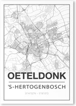 Poster/plattegrond OETELDONK - 30x40cm