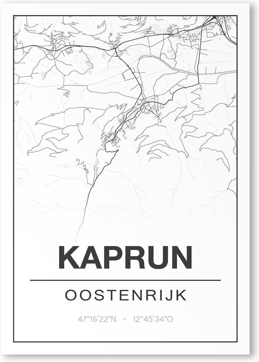 Poster/plattegrond KAPRUN - A4