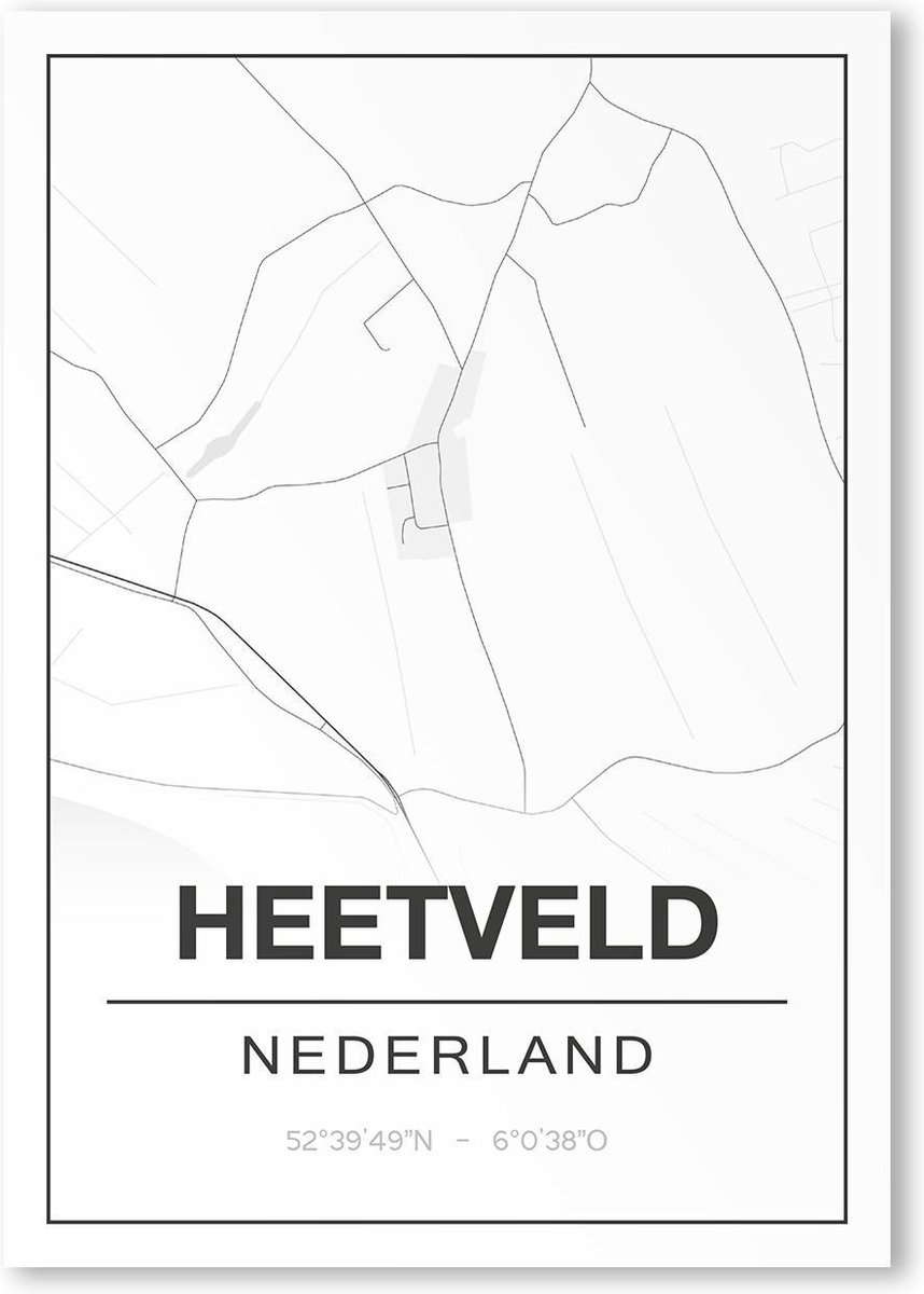 Poster/plattegrond HEETVELD - A4