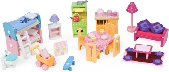 Le Toy Van Dollhouse Furniture Deluxe Bois bol