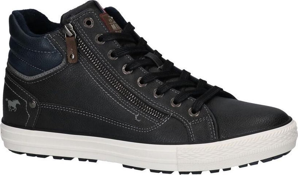 Mustang Donkergrijze Hoge Schoenen Heren 45