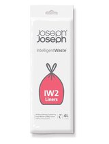 Joseph Joseph Sacs de déchets de compost IW2 - 4 L - Paquet de 50 pièces - Blanc