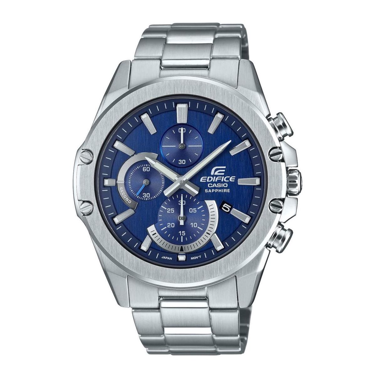 Edifice EFR-S567D-2AVUEF Horloge Staal Chrono Sapphire Blauw