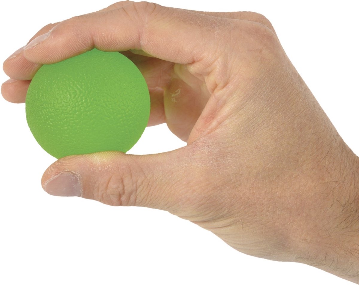 Vinger & hand oefenballetje- medium - groen