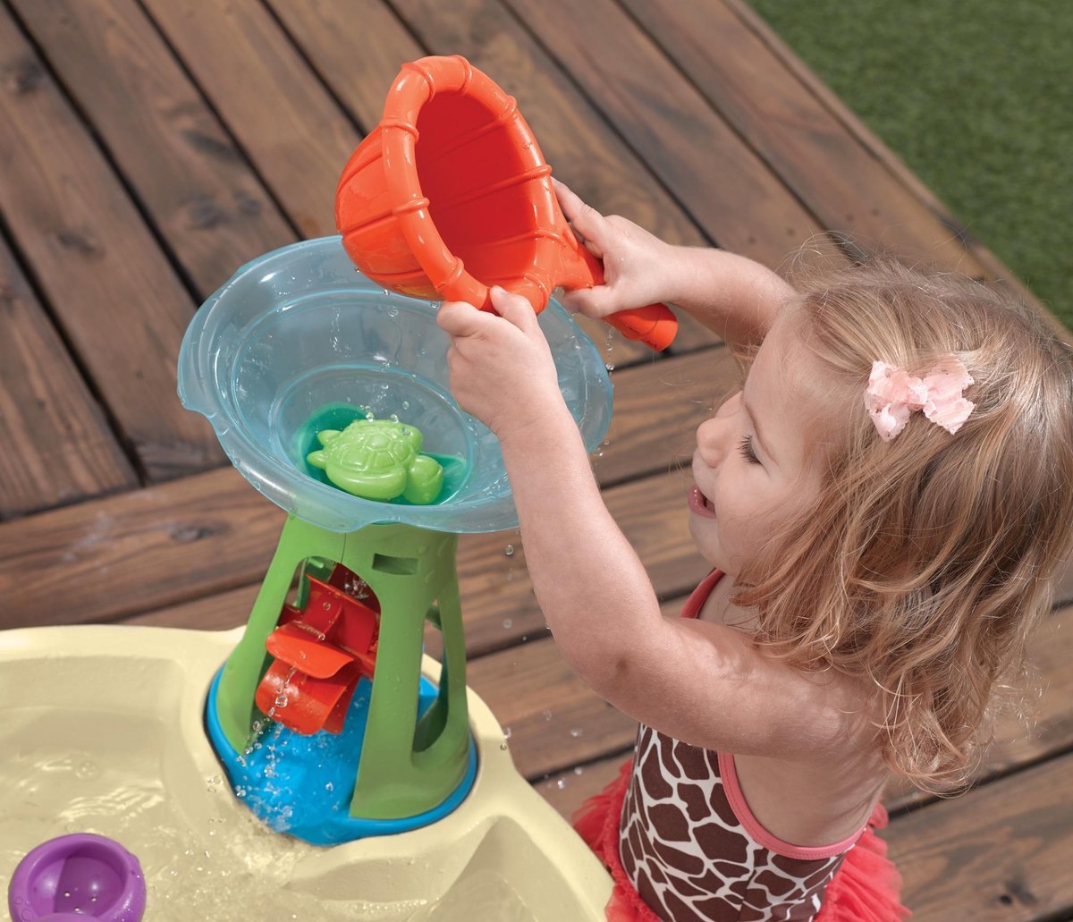 Step2 Wild Whirlpool Watertafel - Met 10 accessoires - Waterspeelgoed voor kind - Activiteitentafel met water voor de tuin — afbeelding 12