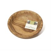 Bowls and Dishes Pure Olive Wood Olijfhouten Schaal Ø 14 cm - Borreltip!