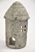 Plantenpotten Vulcano - Sfeerlicht Huis ''baksteen'' Rond 19,5x14x32cm  Aardewerk Gr