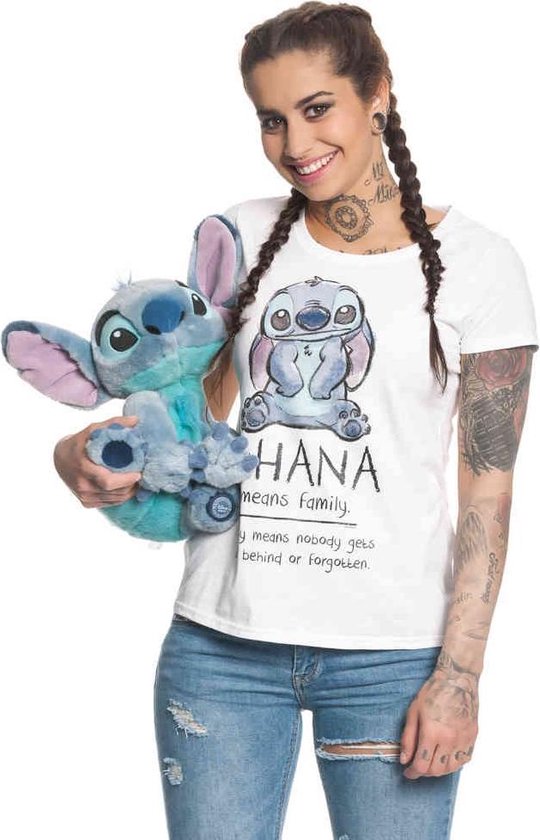 Tshirt Femme Disney Lilo & Stitch - XS- Ohana Means Family Wit