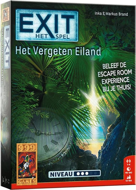 EXIT Het Vergeten Eiland - Escape Room - Bordspel
