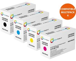 Toners-kopen.nl HP CE410X / CE411A / CE411AC - Geschikt voor HP LaserJet Pro 300 Color M351A HP LaserJet Pro 300 Color MFPM375nw HP LaserJet Pro 400 Color M451dn