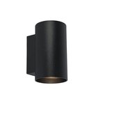 QAZQA sandy - Design Wandlamp Up Down voor binnen - 2 lichts - D 100 mm - Zwart - Woonkamer | Slaapkamer | Keuken