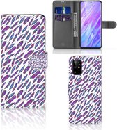 Telefoon Hoesje Geschikt voor Samsung Galaxy S20+ Feathers Color