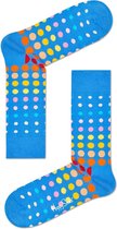 Happy Socks Sokken Faded Disco Dot Socks Blauw Maat:41-46
