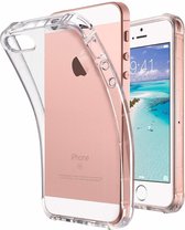 Shock case geschikt voor Apple iPhone 5 / 5S / SE transparant