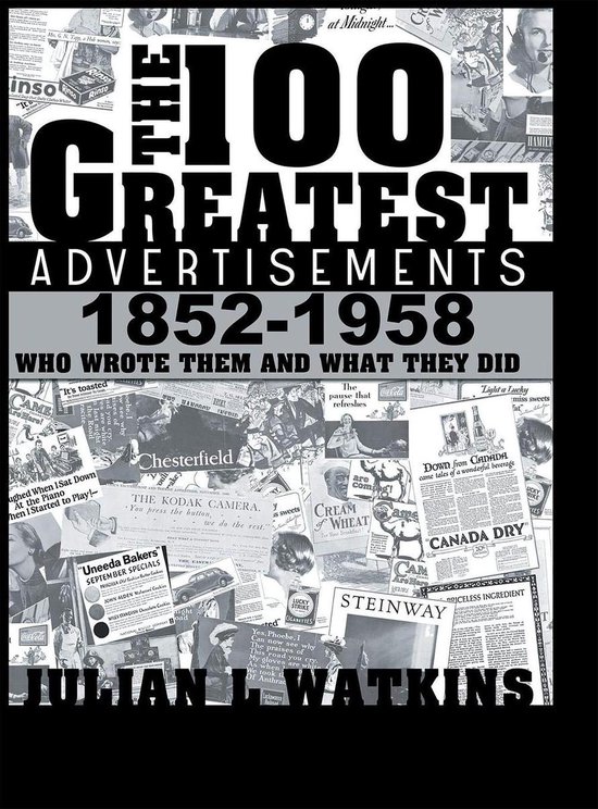 The 100 Greatest Advertisements 1852-1958 - cover