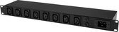 StarTech.com PDU stekkerdoos met 8 contacten C13 16A 1U rack monteerbaar 3m kabel CEE7/7