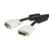 StarTech.com DVIDDMM7M DVI kabel Zwart, Wit