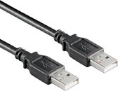 Goobay USB 2.0 AA 300 LC HiSpeed, 3m de câble USB USB A Noir