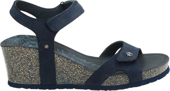 Panama Jack Julia Basics dames sandaal - Blauw - Maat 36 | bol.com