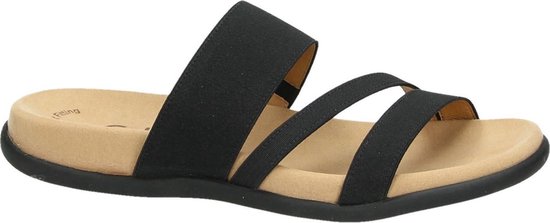 Gabor Dames Slippers - Zwart - Maat 39 | bol.com