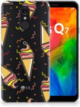 LG Q7 Siliconen Case Icecream