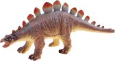 Johntoy Animal World Stegosaurus 28 Cm Bruin