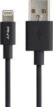 PNY C-UA-LN-K01-04 1.2m USB A Lightning Zwart USB-kabel