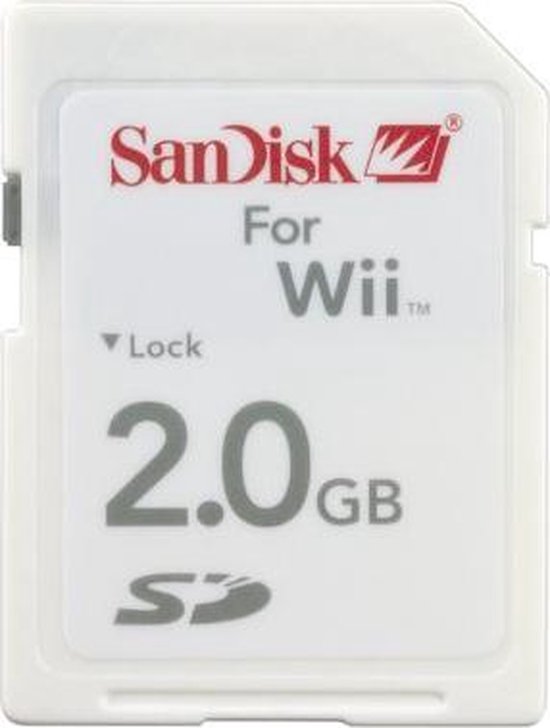 Sandisk Gaming Geheugenkaart 2 GB Wit Wii + Dsi | bol