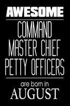 Awesome Command Master Chief Petty Officers Are Born In August