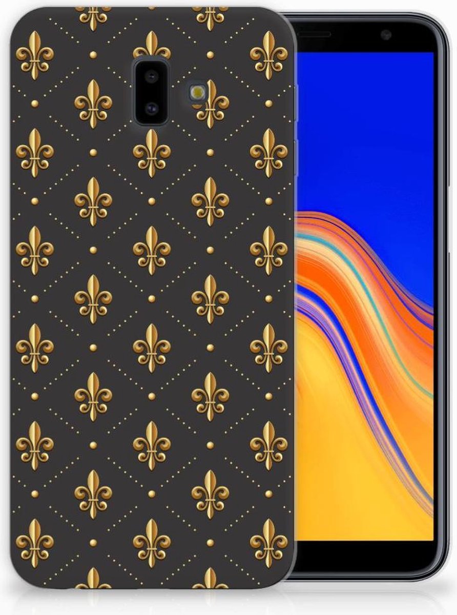 Back Cover voor Samsung Galaxy J6 Plus (2018) TPU bumper Franse Lelie