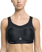 Pure lime Compressie - Sportbeha - Vrouwen- Zwart