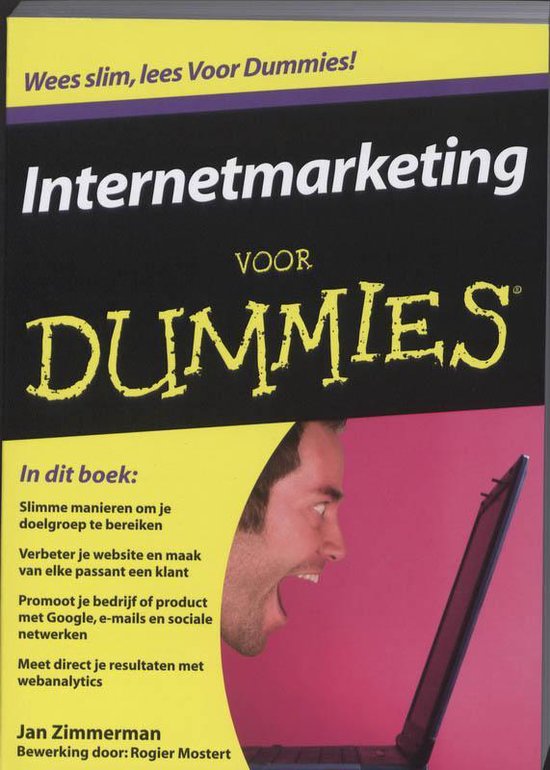 Cover van het boek 'Internetmarketing voor Dummies'