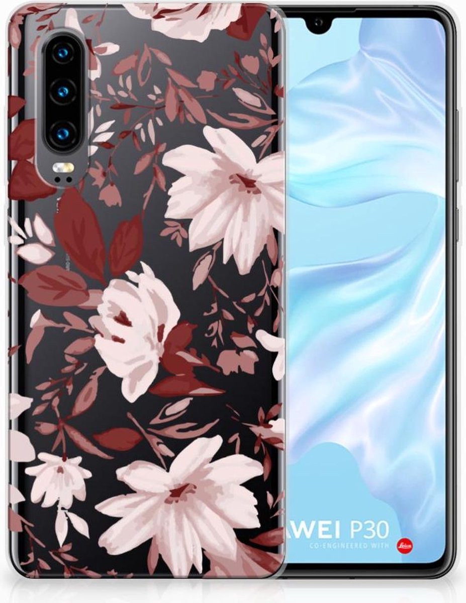 Hoesje maken Huawei P30 Watercolor Flowers