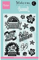 Marianne Design Stempel Summer (EN) KJ1714 11.5x18.0 centimeter