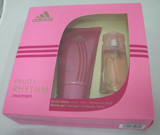 Coffret Cadeau Adidas Fruity Rhythm Woman Eau de Toilette + Showergel |  bol.com