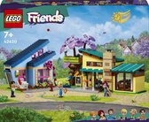 LEGO 42620 Friends Olly en Paisley's huizen Speelgoed Speelhuis Set met Mini Poppetjes