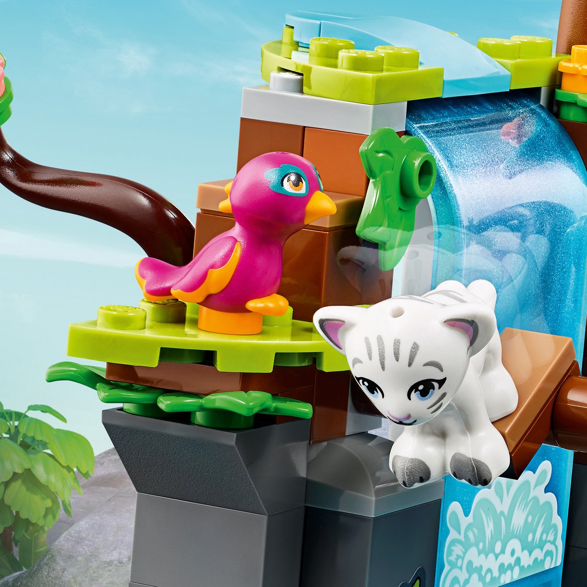 LEGO Friends Tijger reddingsactie met luchtballon in jungle 41423 — afbeelding 12