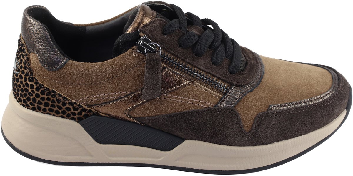 Gabor-Rollingsoft - 76.957 - Sneakers - bruin kombinatie - 40.5